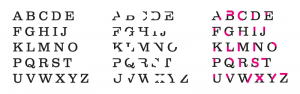 alinaerium-hem-alphabet